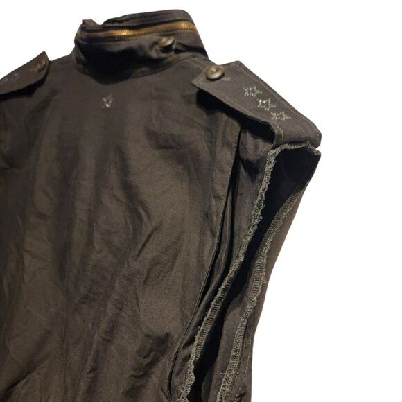 *RARE Vintage* FITIGUES SURPLUS Sleeveless Jacket Mens/Unisex M Military Grunge - Picture 6 of 16